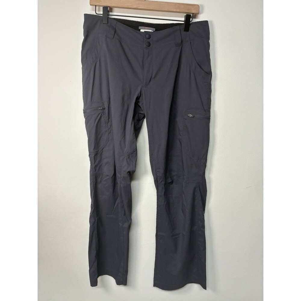 LL Bean 10 Petite Nylon Outdoor Hiking Cargo Pants Lightweight Grey